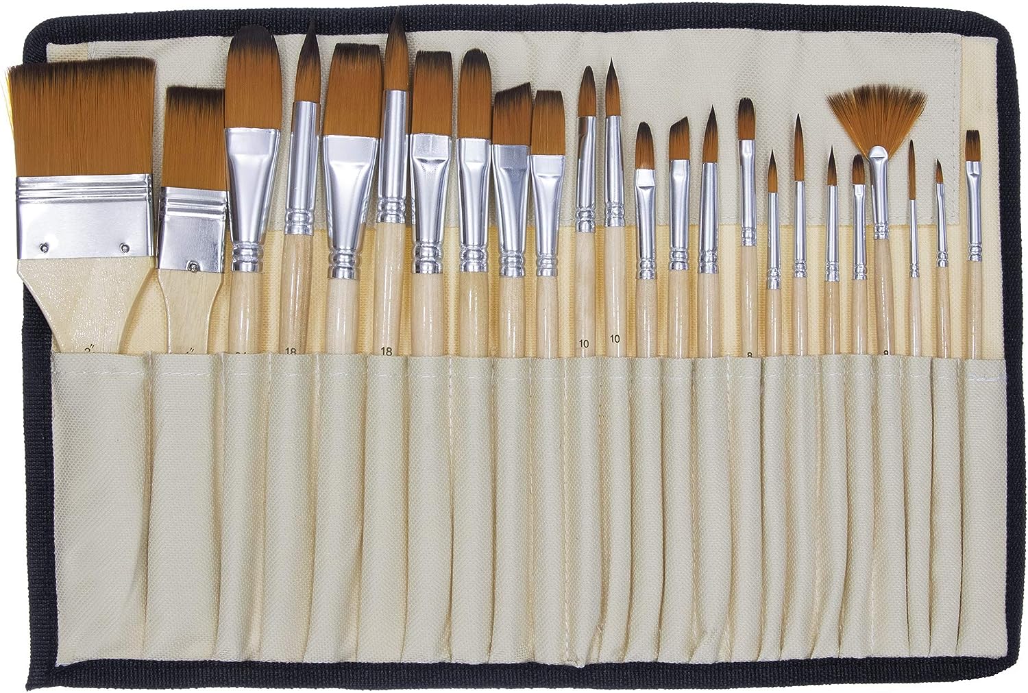 Jerry Q Art 24 Pcs Artist Paint Brush Set with Free [...]