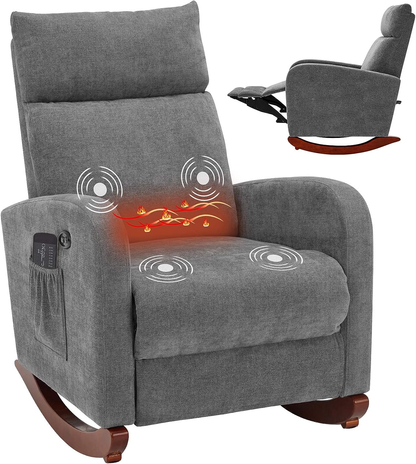 AVAWING Electric Massage Rocking Chair, Recliner Chair [...]