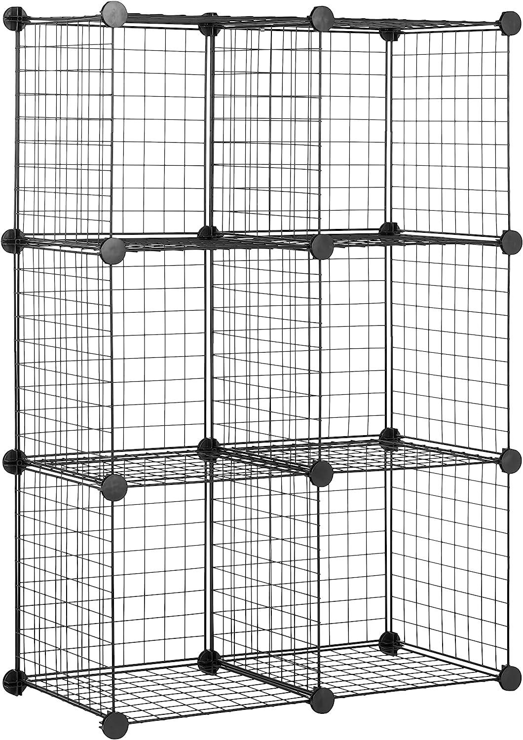 Amazon Basics 6 Cube Wire Grid Storage Shelves, [...]