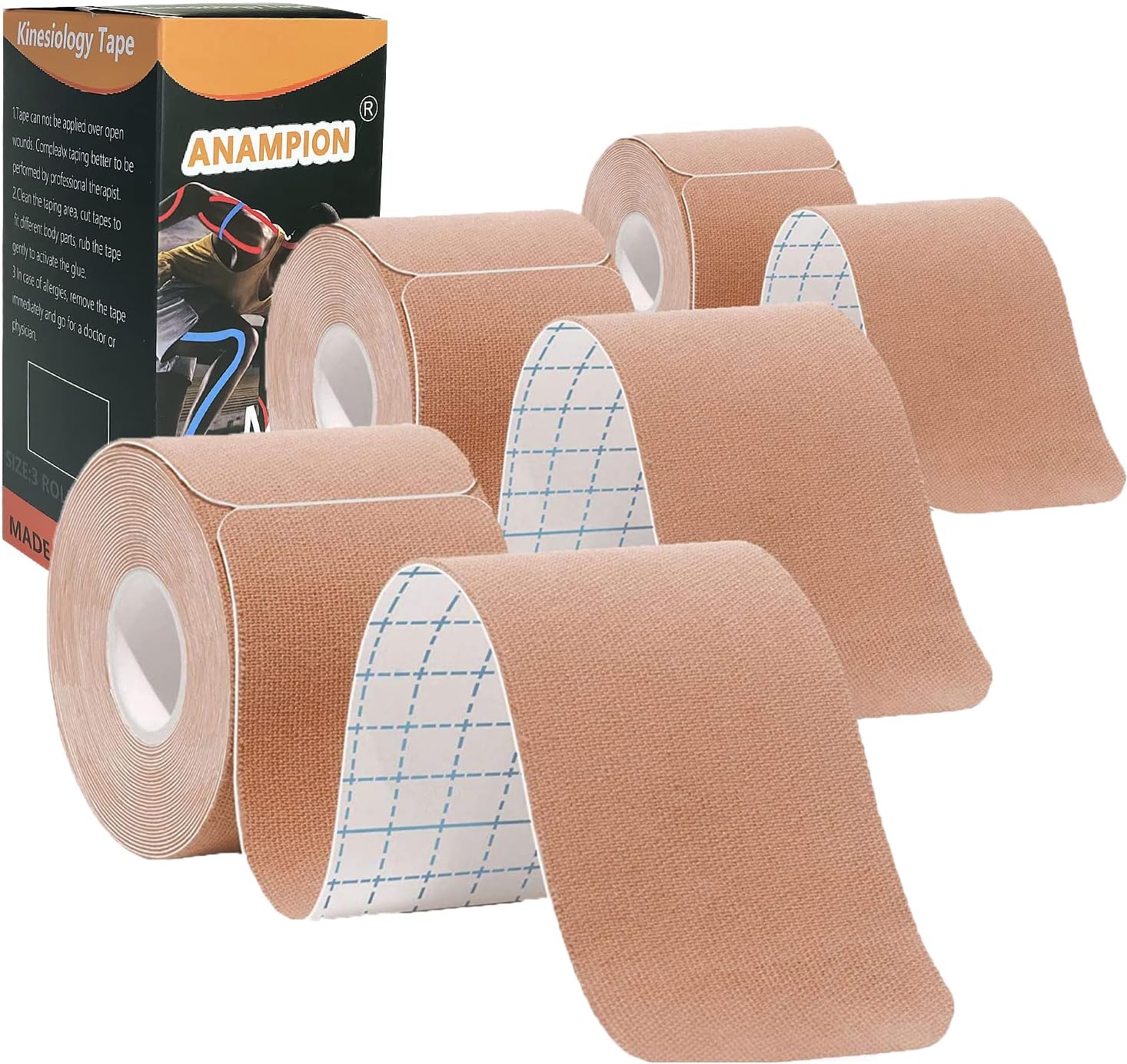 Kinesiology Tape Pro Athletic Sports (3 Rolls,60 [...]