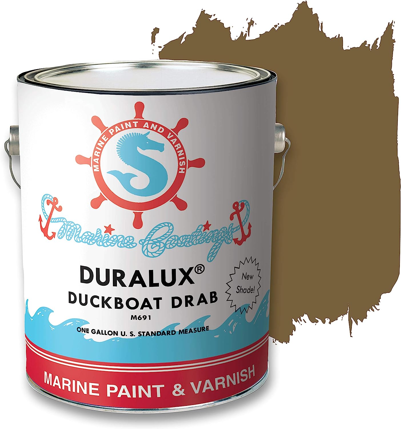 DURALUX Camouflage Paint - Duckboat Drab, 1 Gallon, [...]
