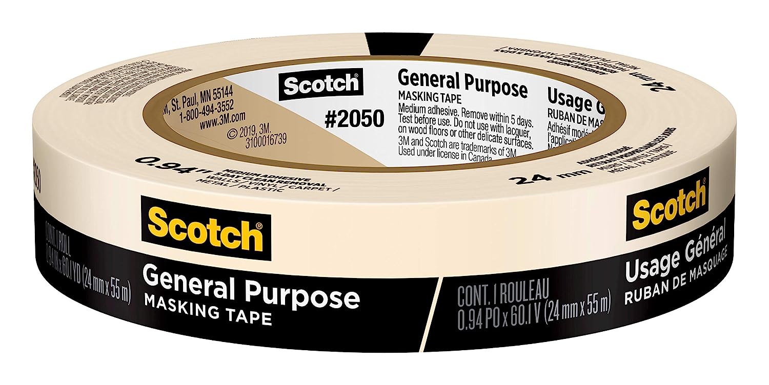 Scotch General Purpose Masking Tape, Tan, Tape for [...]