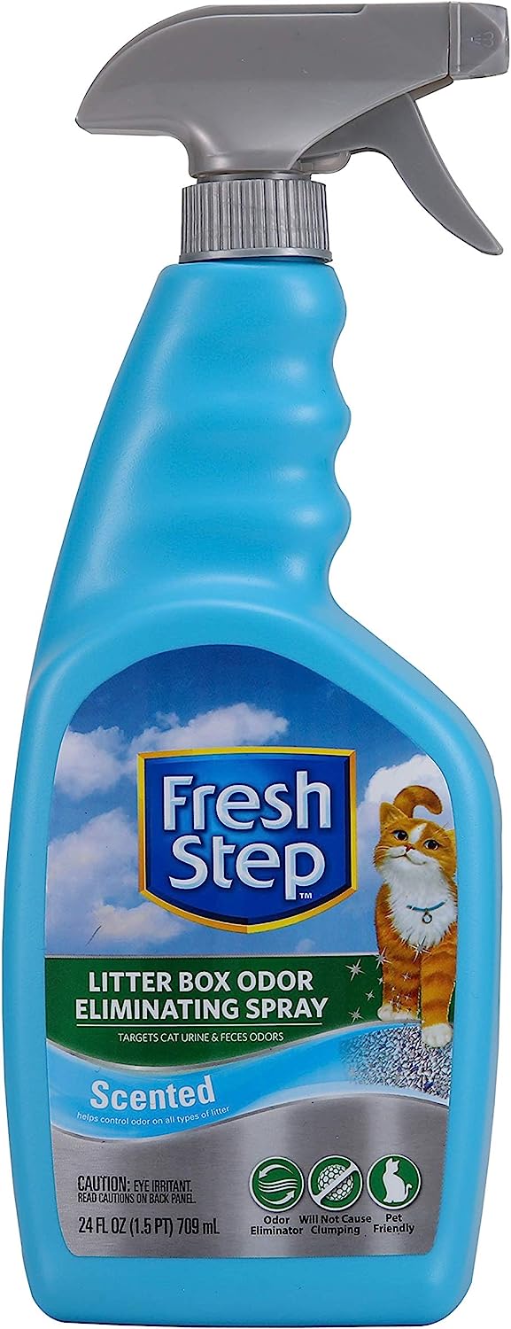 Fresh Step Cat Litter Box Odor Eliminating Spray | Cat [...]