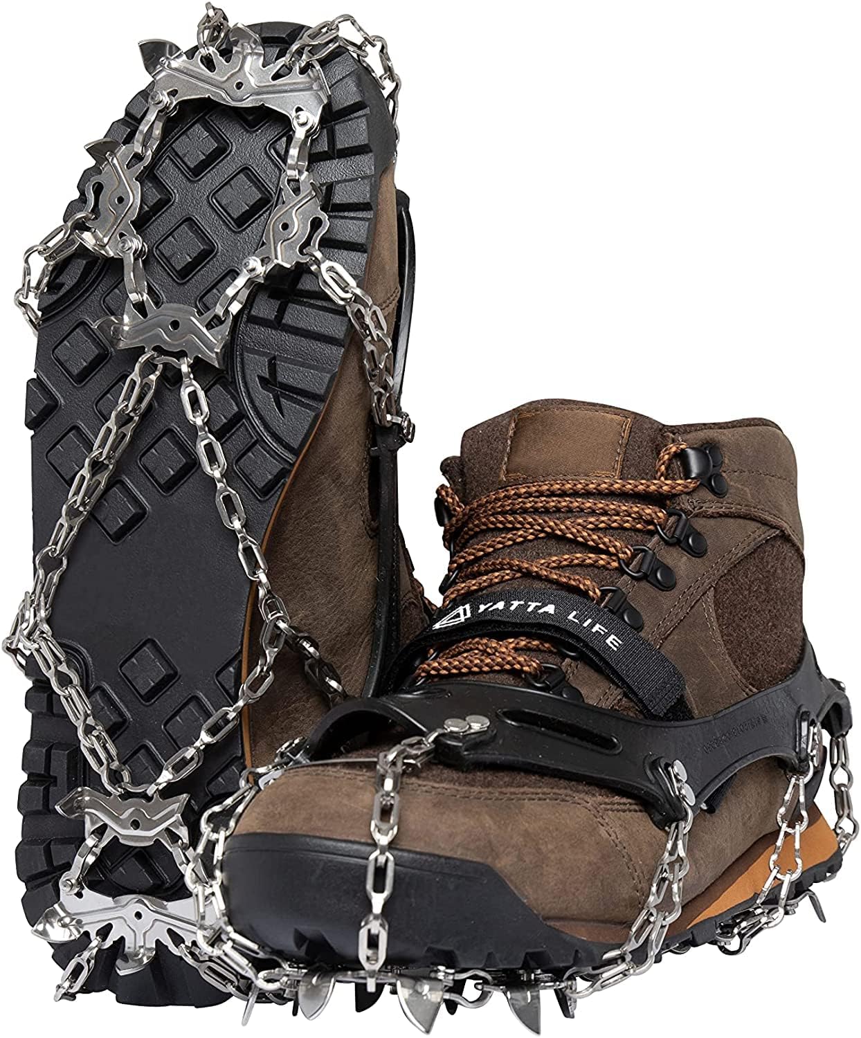 Yatta Life Trail Spikes for Shoes Crampons Ice Cleats [...]