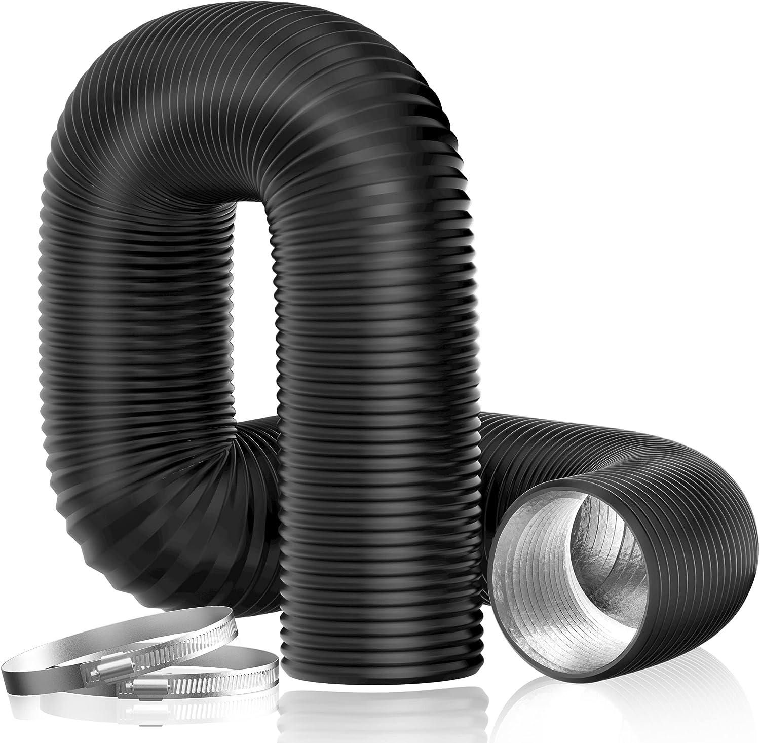 Dryer Vent Hose, 4'' Insulated Flexible Duct 16FT with [...]