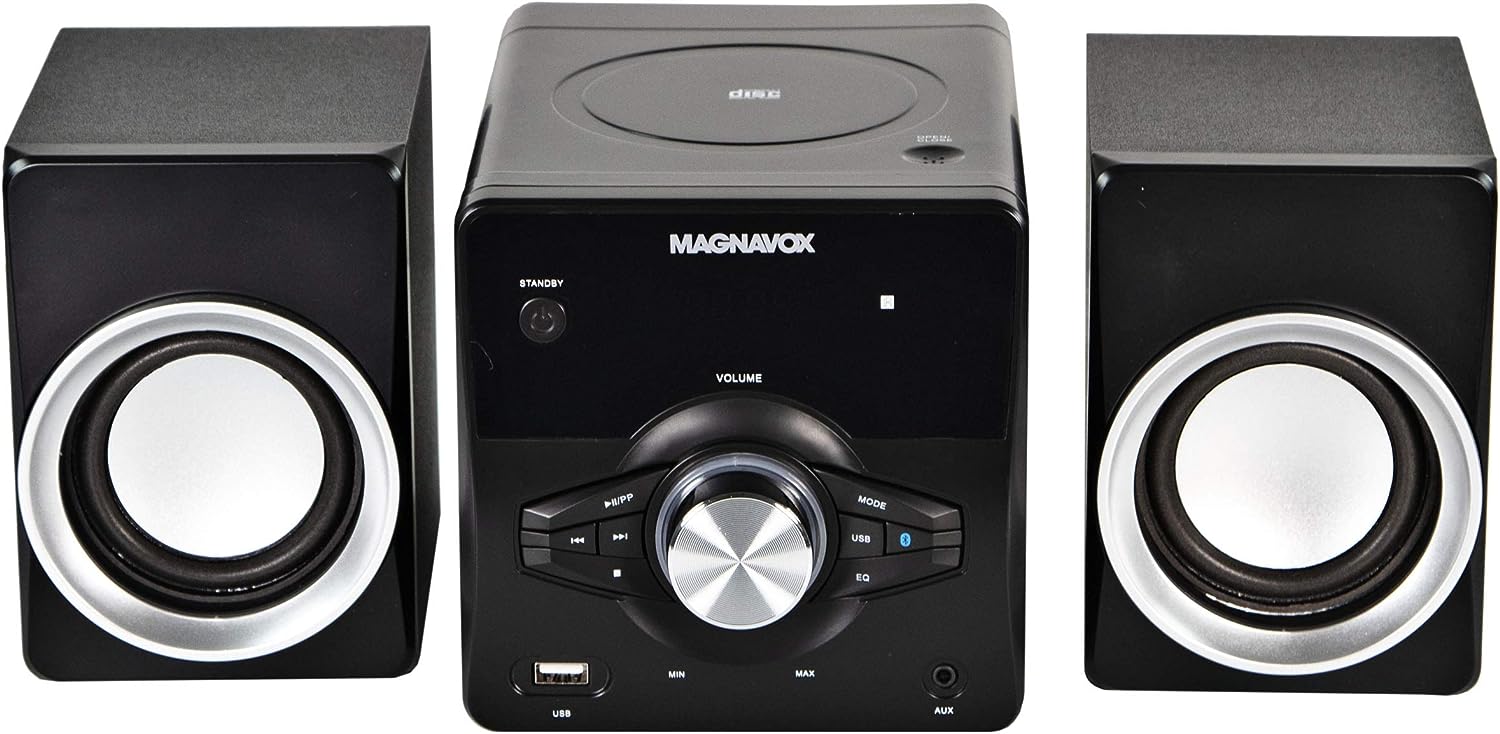 Magnavox MM442 3-Piece Top Loading CD Shelf System [...]