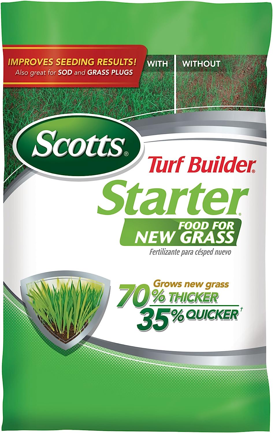Scotts Turf Builder Starter Fertilizer for New Grass, [...]