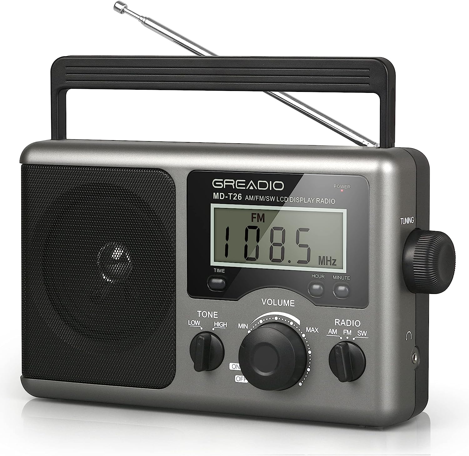 Greadio Portable Shortwave Radio,AM FM Transistor [...]