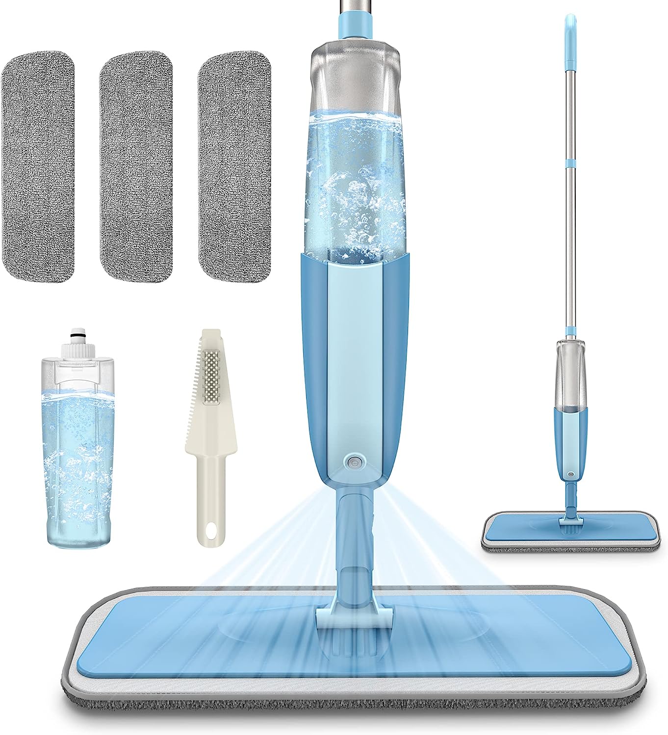 Microfiber Spray Mop for Floor Cleaning Wet Dry Mops - [...]
