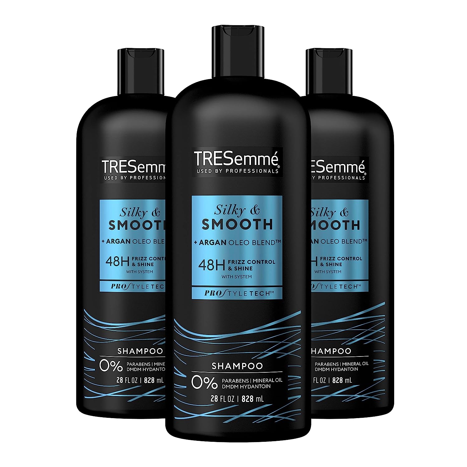 TRESemmé Shampoo Smooth and Silky 3 Count Tames and [...]