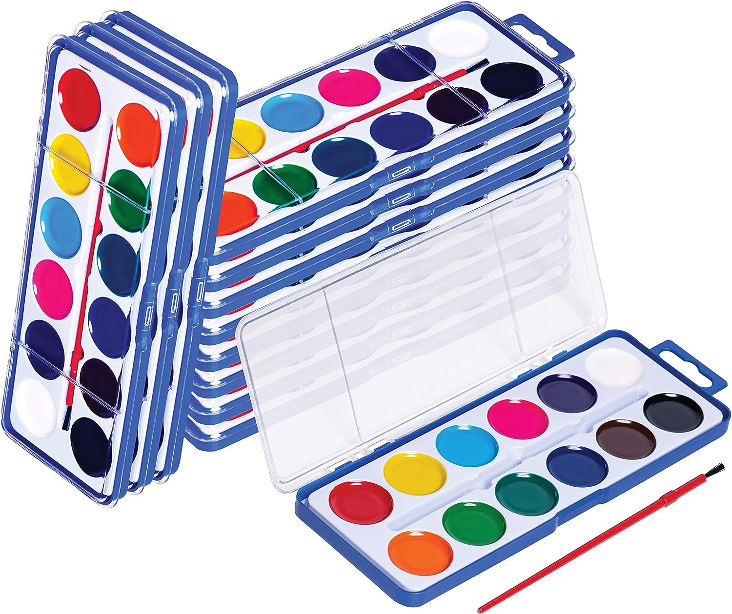 Watercolor Paint Set for Kids - Bulk Set of 12 - [...]