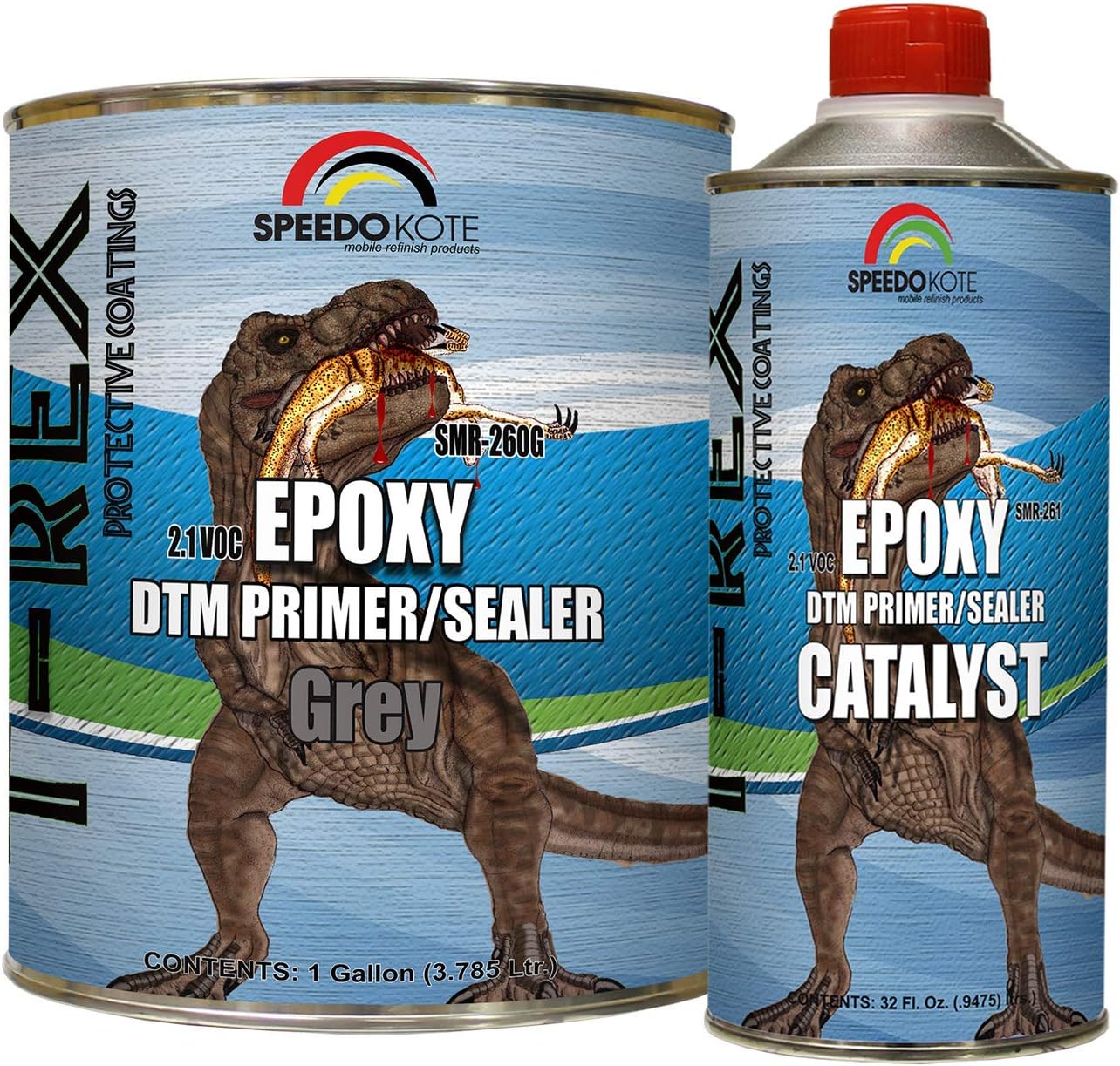 Epoxy Fast Dry 2.1 low voc DTM Primer & Sealer Gray [...]