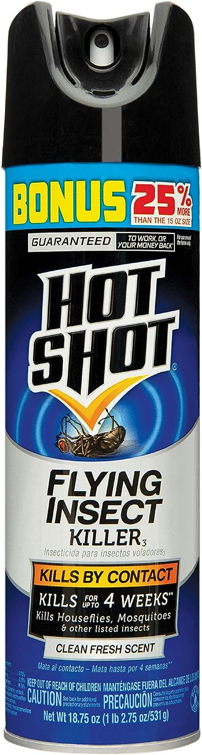 Hot Shot Flying Insect Killer3 Aerosol, Clean Fresh [...]
