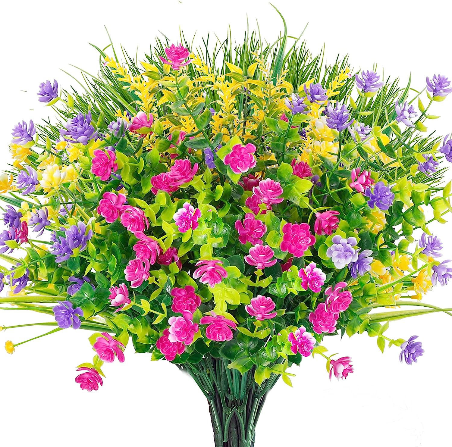 Ageomet 9pcs Artificial Flowers Outdoor UV Resistant [...]