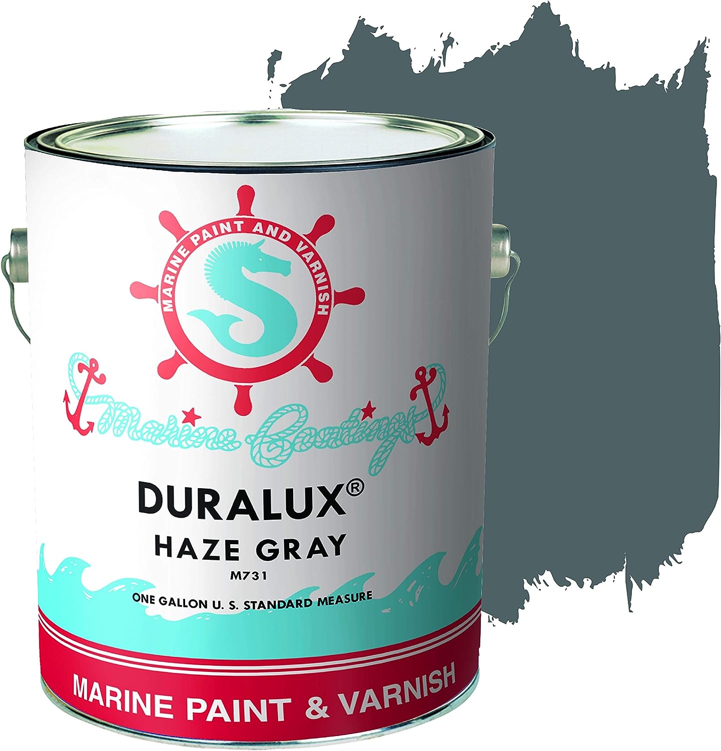 DURALUX Marine Enamel, Haze Gray, 1 Gallon, Topside [...]