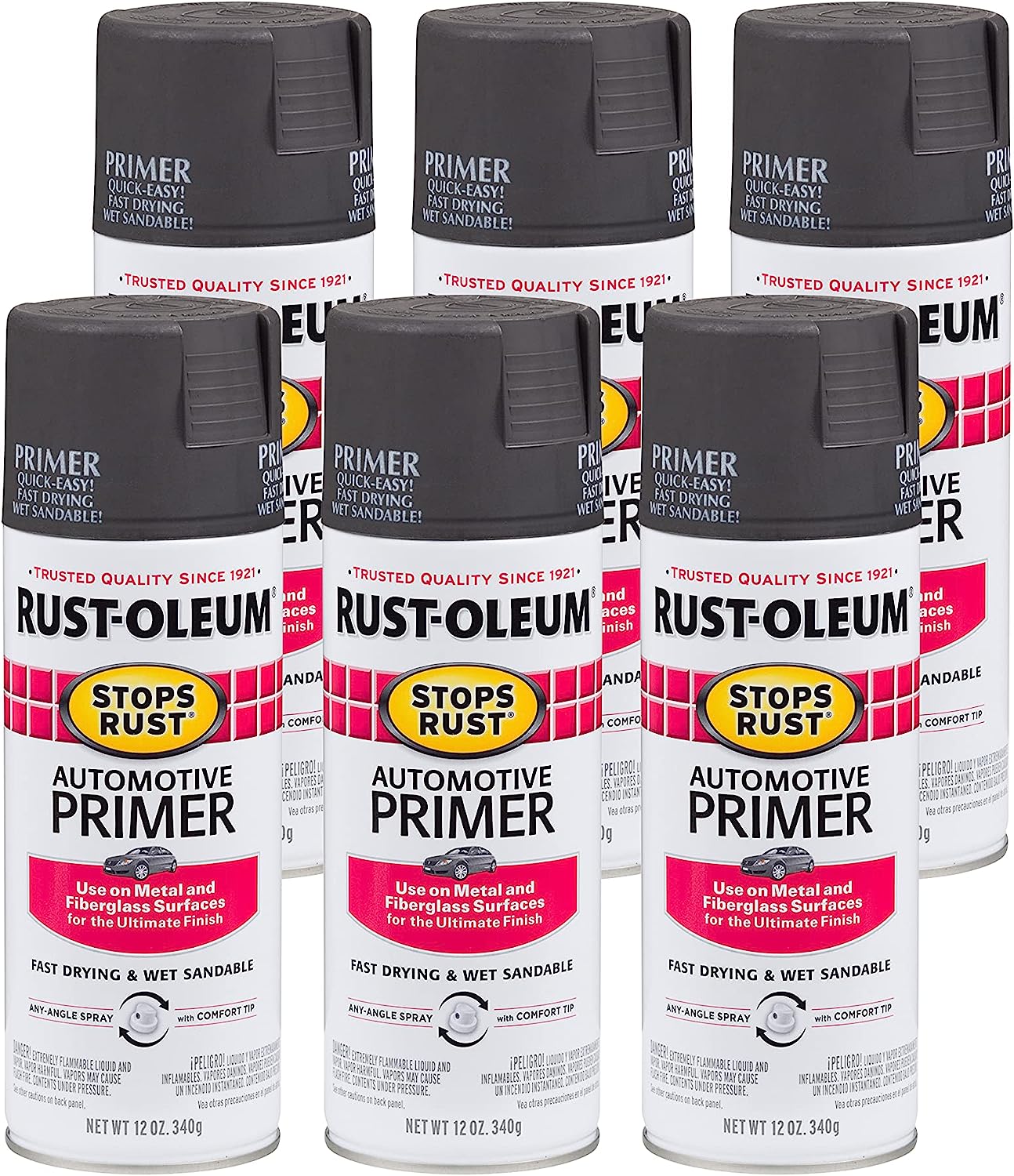 Rust-Oleum 2089830-6PK Stops Rust Automotive Spray [...]