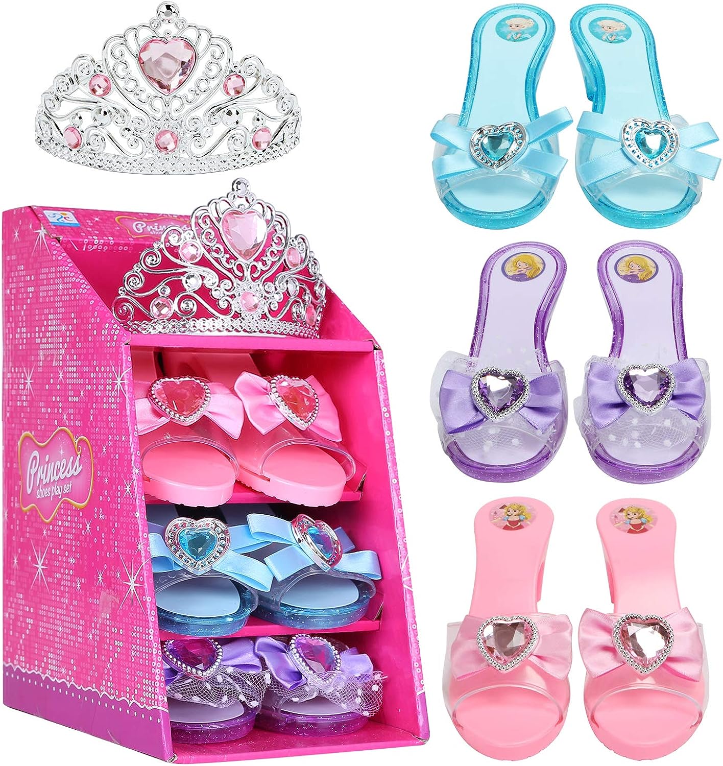 Mastom Girls Play Set! Princess Dress Up Shoes and [...]