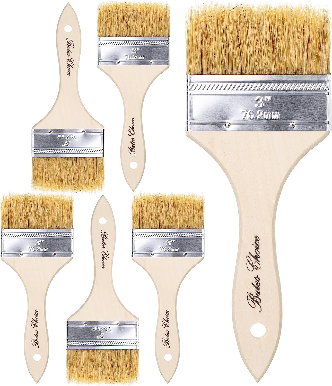 Bates- Chip Paint Brushes, 3 Inch, 6 Pack, Chip Brush, [...]