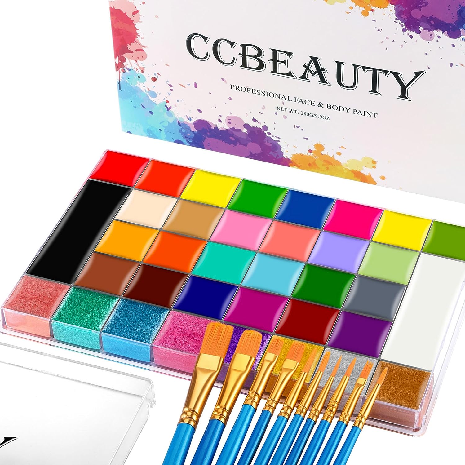 CCbeauty Professional 36 Colors Face Body Paint Kit, [...]