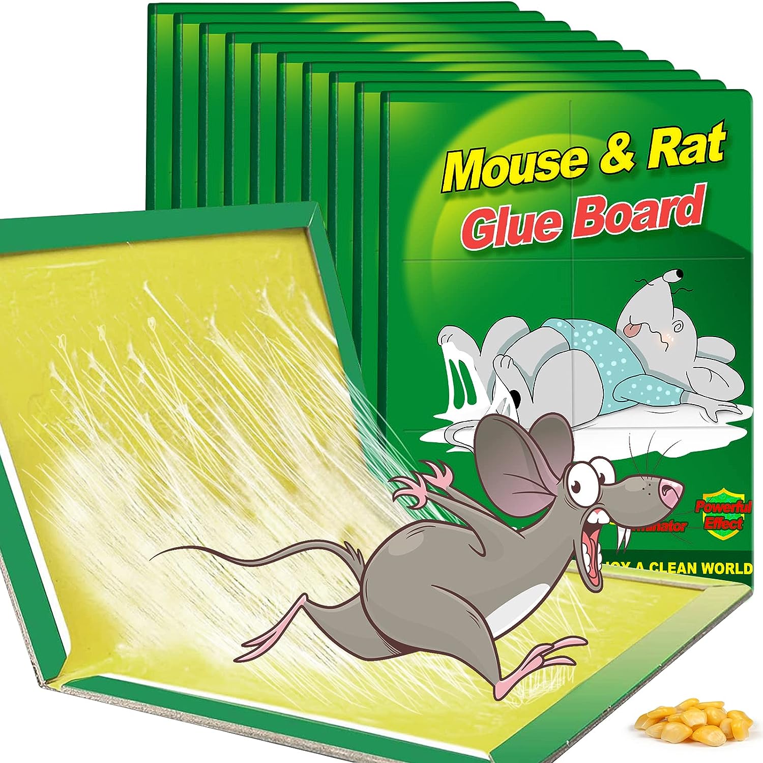 12 Pack Mouse Traps Indoor for Home Glue Traps for [...]