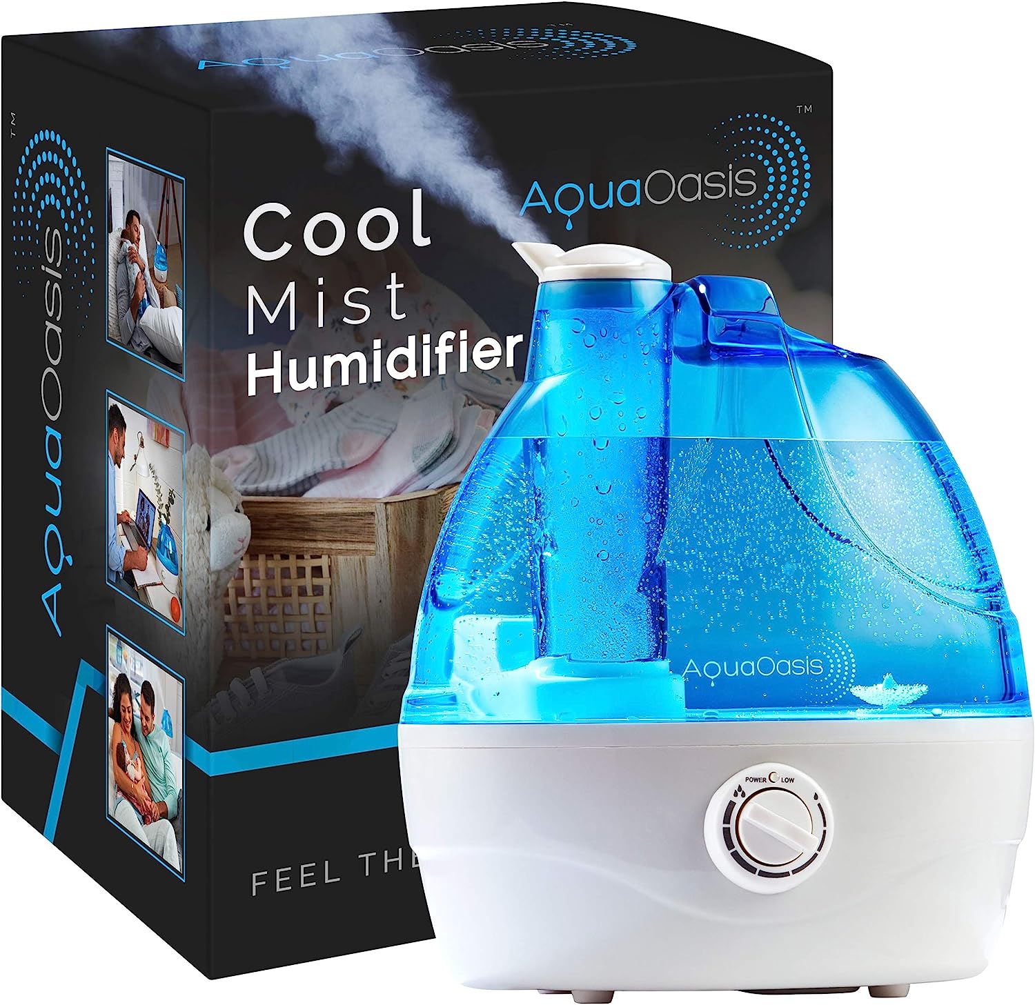 AquaOasis™ Cool Mist Humidifier (2.2L Water Tank) [...]