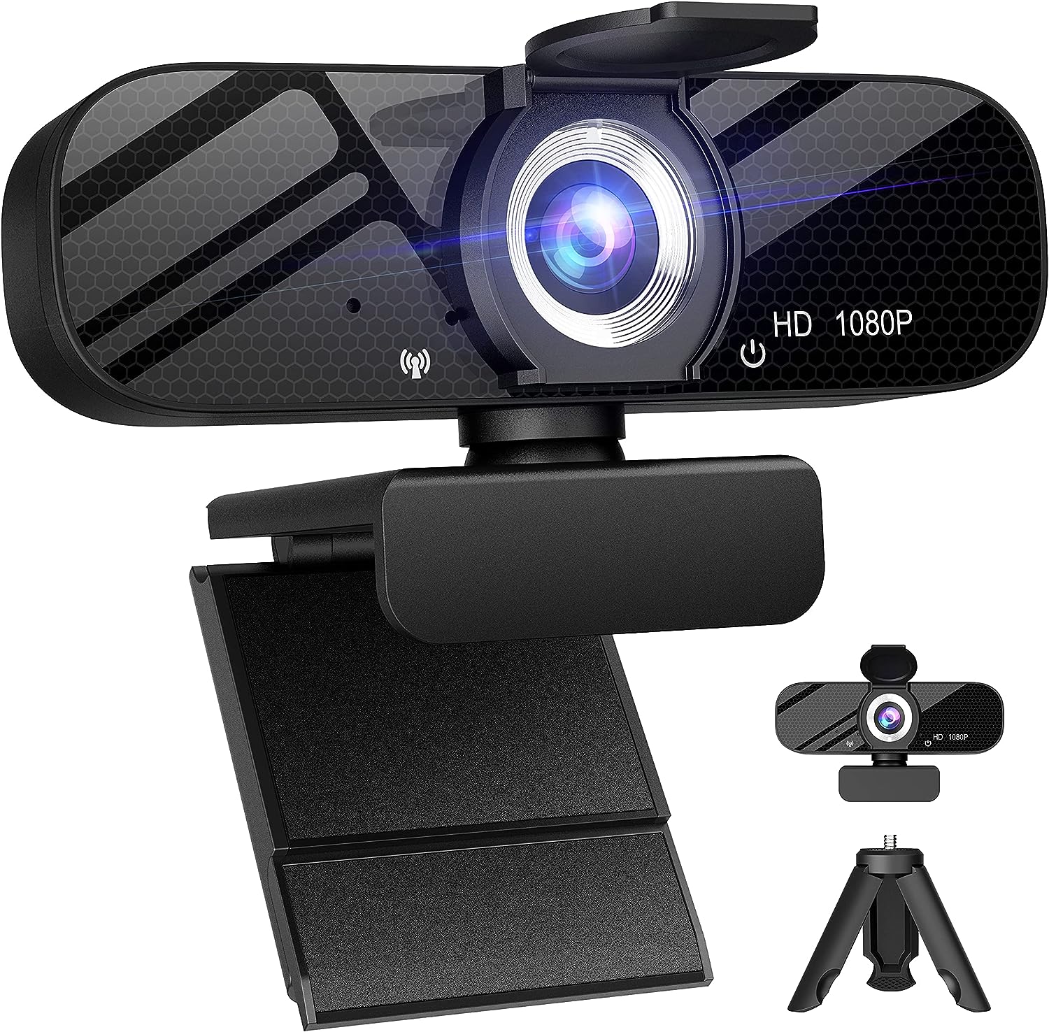 Full HD Webcam with Built-in Microphone and Rotatable [...]