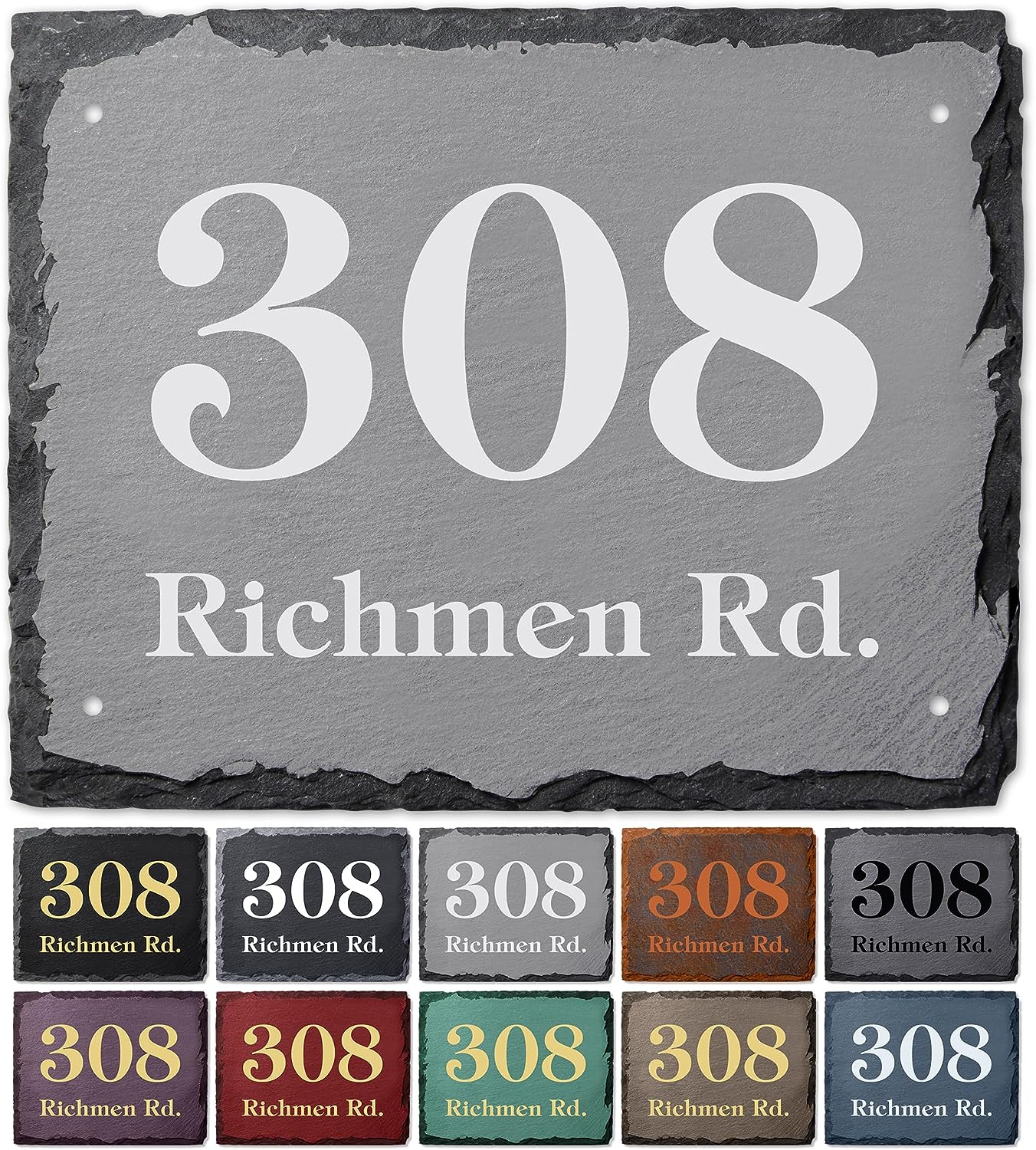 House Address Sign, House Number Plaque, 9.5x12, Thick [...]