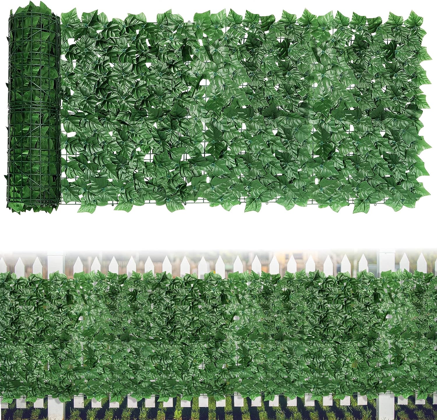 Skcoipsra Artifical Ivy Privacy Fence Screen, [...]