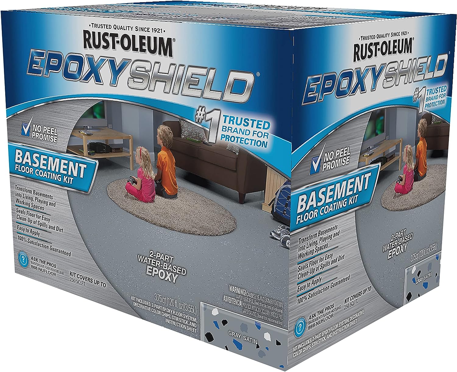 Rust-Oleum 203007 EPOXYSHIELD Basement Floor Coating, [...]