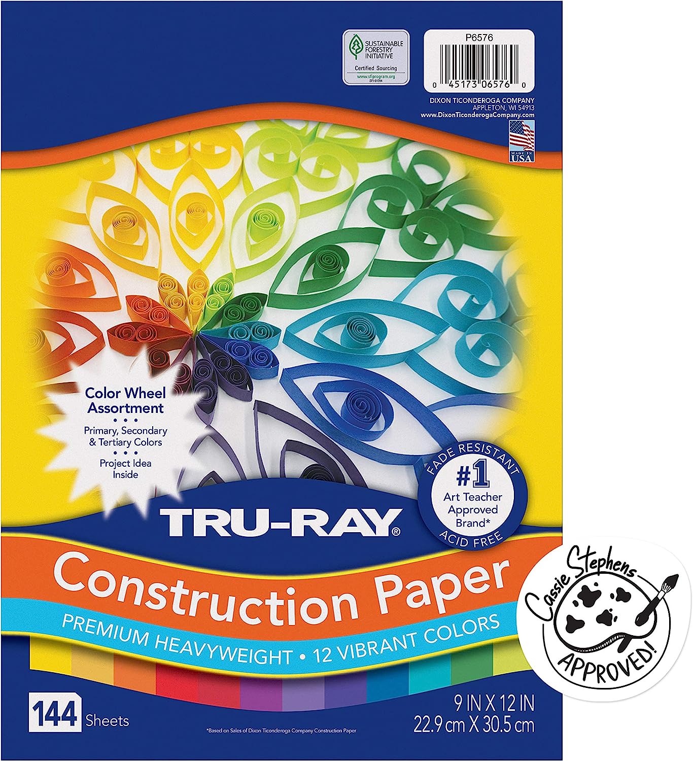 Tru-Ray - P6576 Color Wheel Assortment, 9 x 12 Inches, [...]