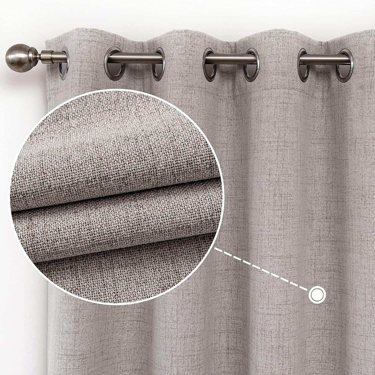 CUCRAF 100% Blackout Window Curtains for Bedroom Noise [...]