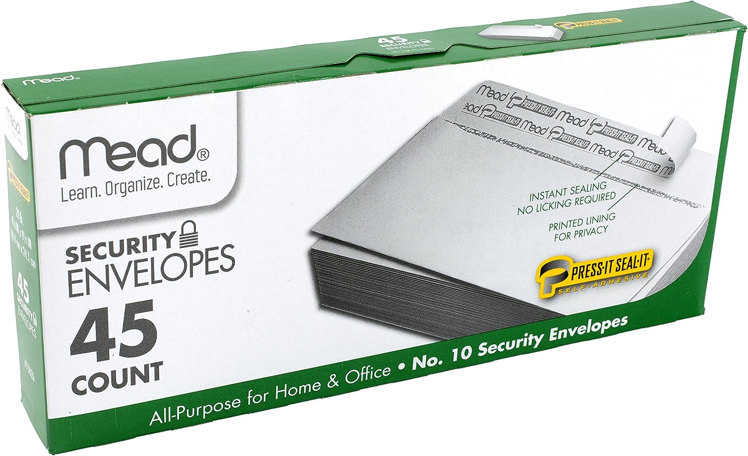 Mead #10 Envelopes, Security Printed Lining for [...]
