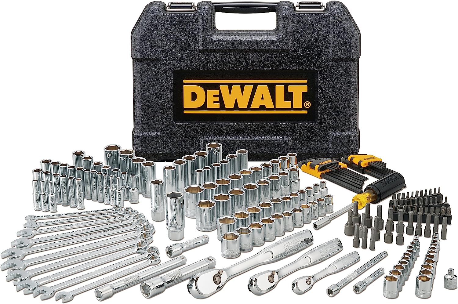 DEWALT Mechanics Tool Set, 1/4