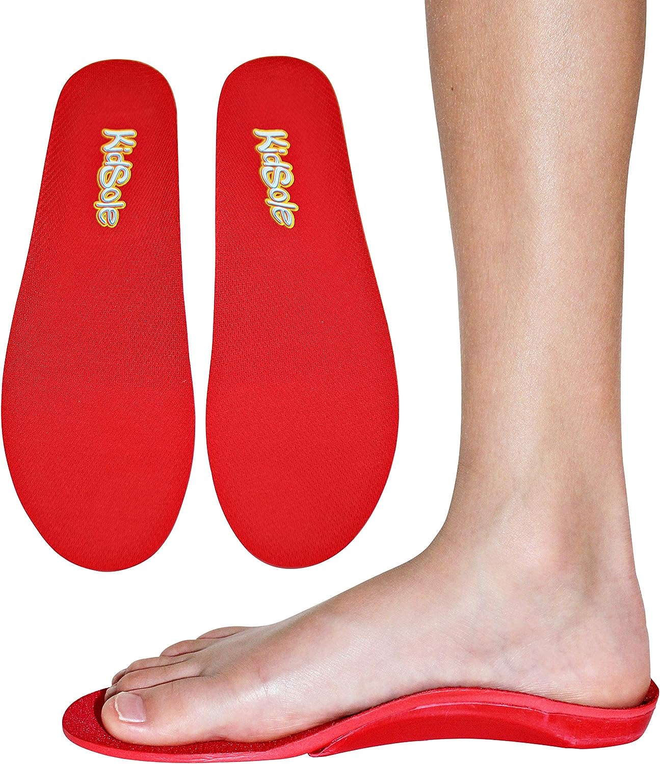 Red Orthotic Sports Insole by KidSole -- Lightweight [...]