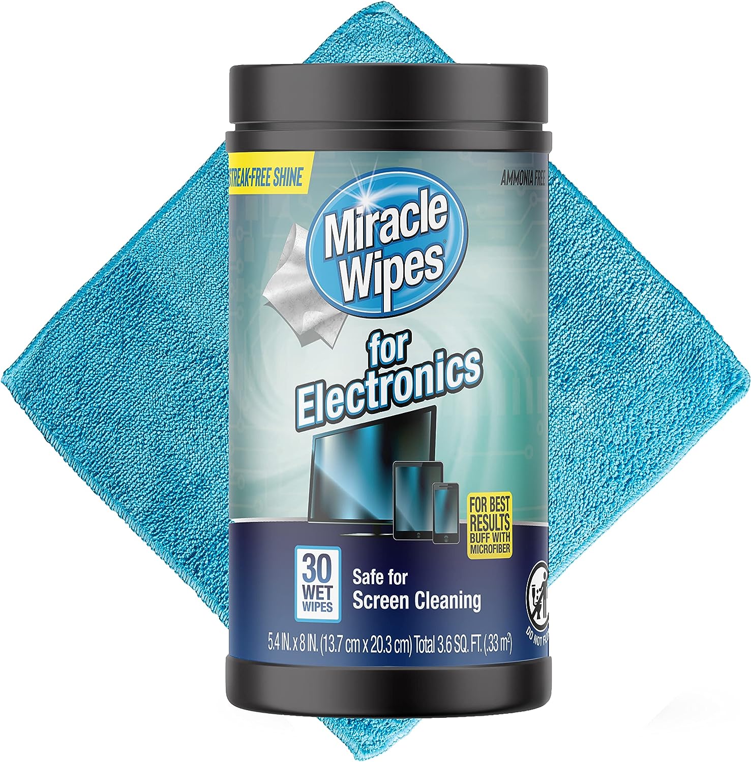 MiracleWipes for Electronics Cleaning - Screen Wipes [...]