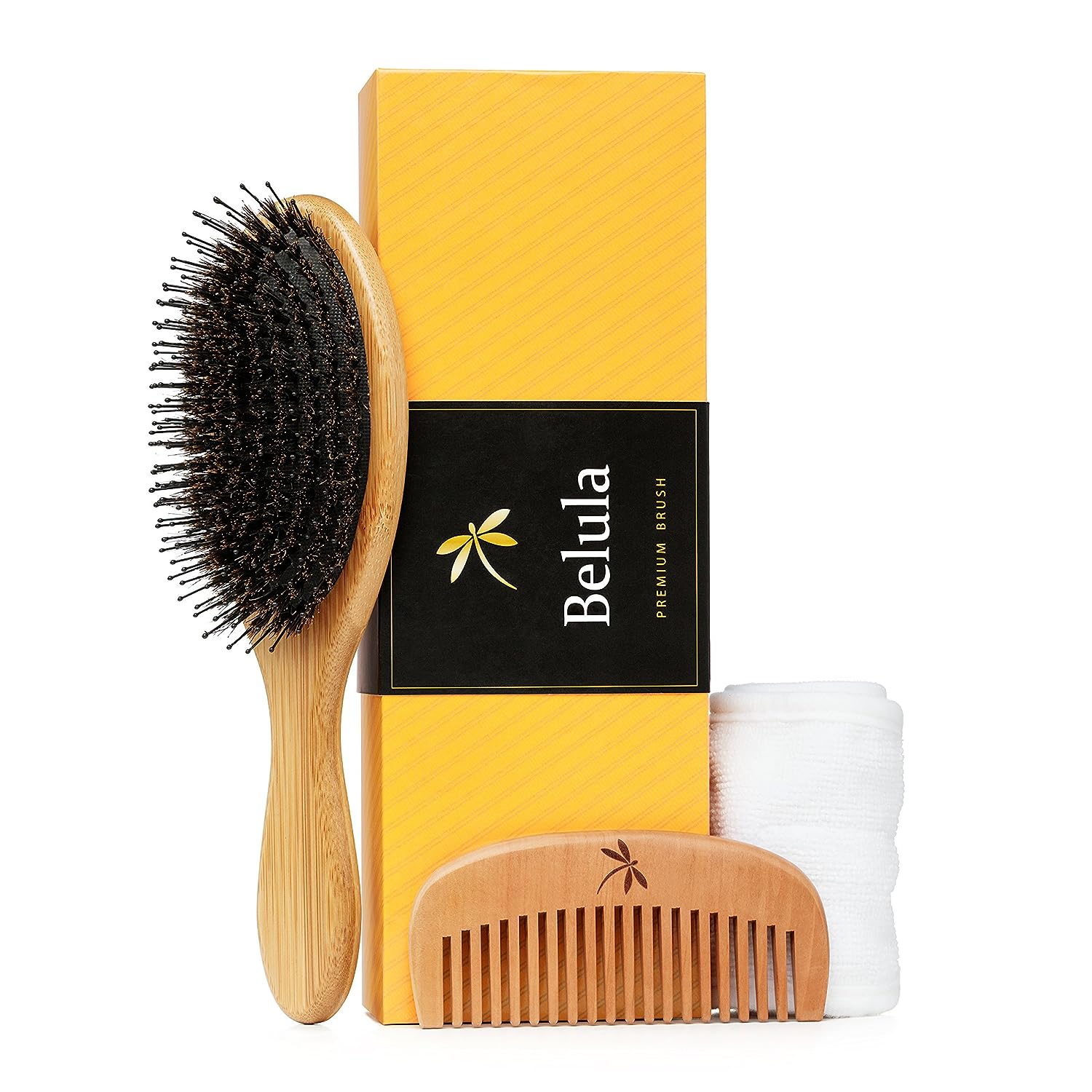 Belula Premium Boar Bristle Hair Brush for Thick Hair [...]