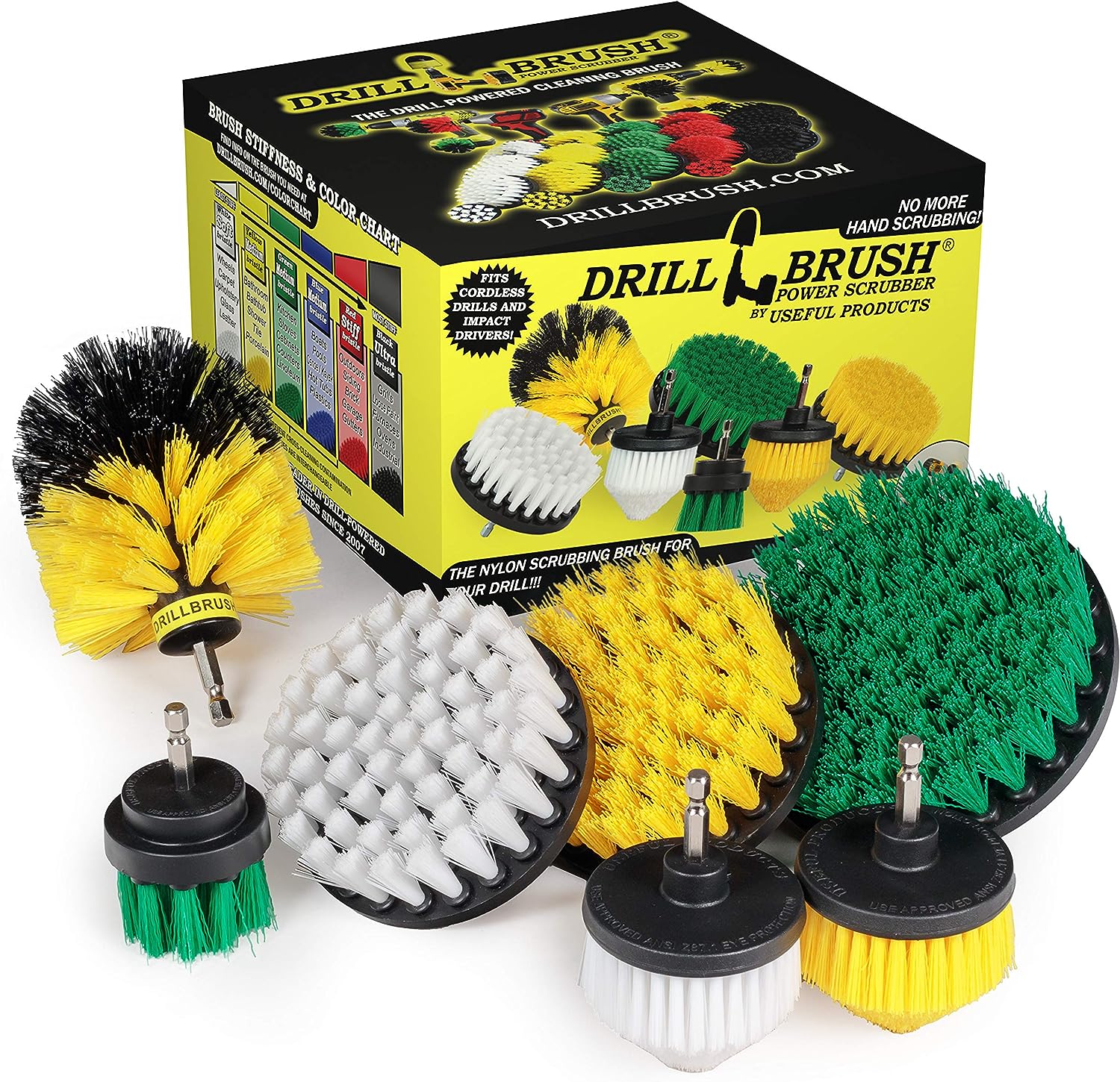 Drill Brush Power Scrubber by Useful Products - Carpet [...]