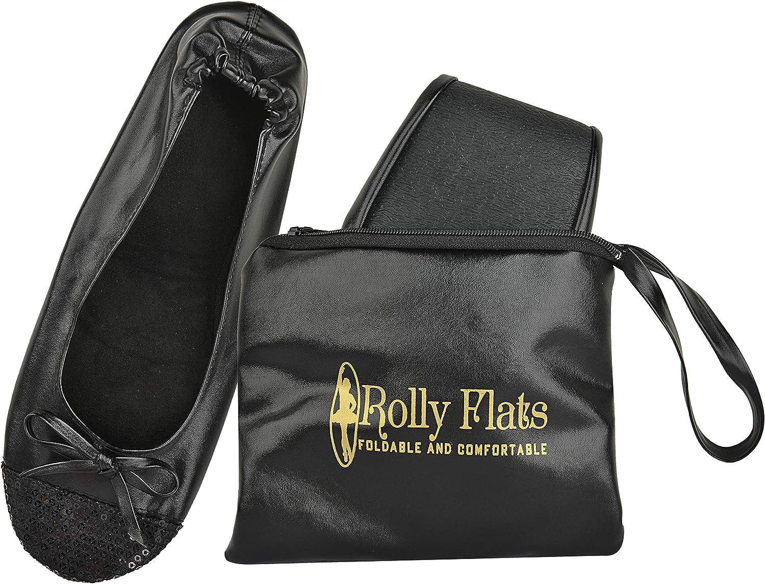 Women's Portable Foldable Ballet Flats Shoes Pumps [...]