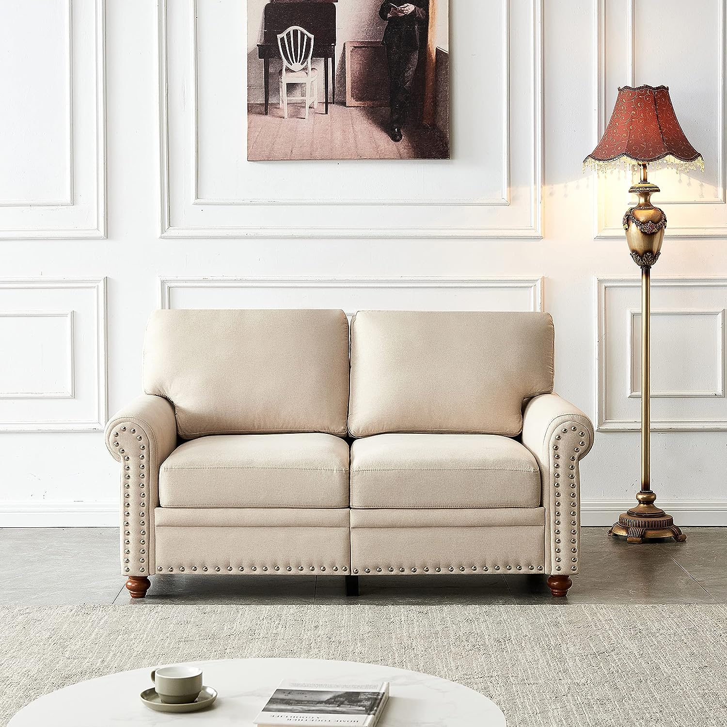 Harper & Bright Designs Classic Living Room Sofa [...]