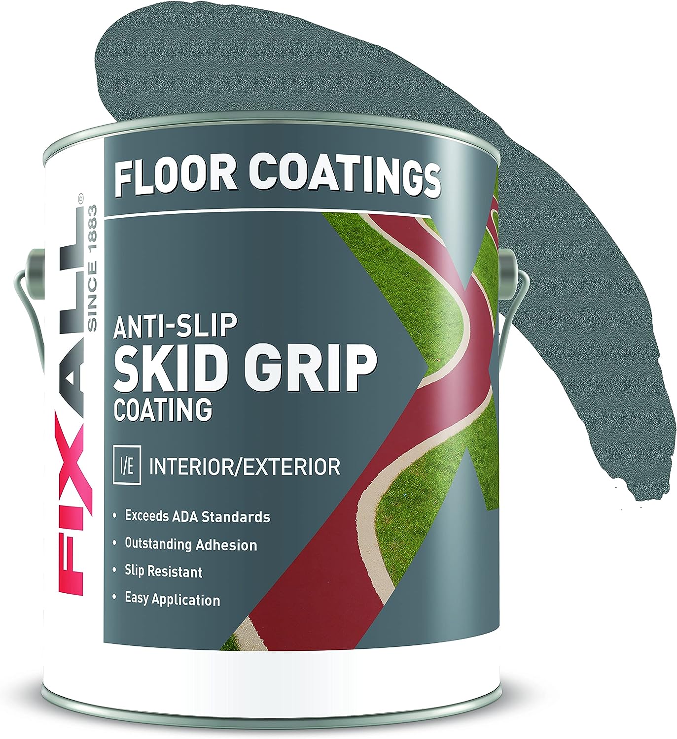 FIXALL Skid Grip Anti-Slip Coating, 1 Gallon, Slate, [...]