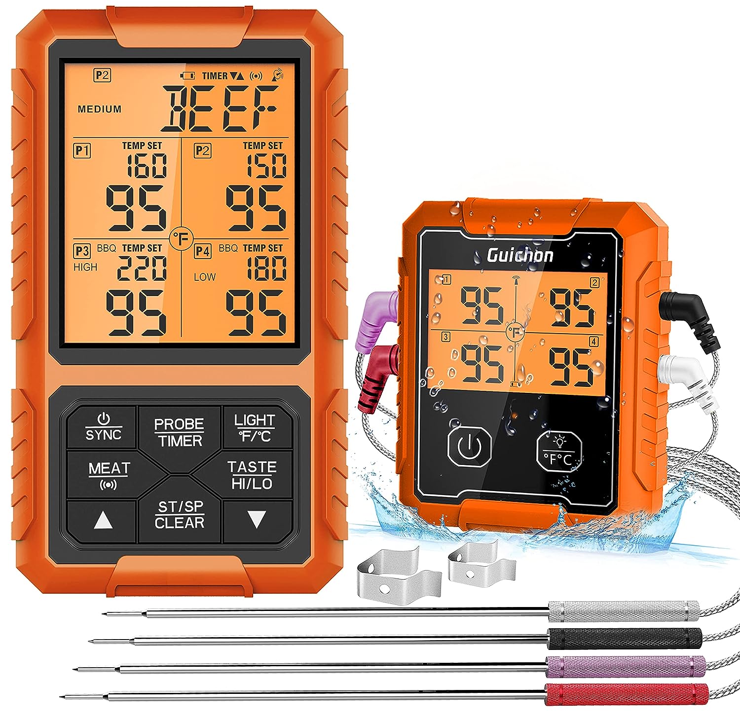 Wireless Meat Thermometer, Guichon Digital Meat [...]