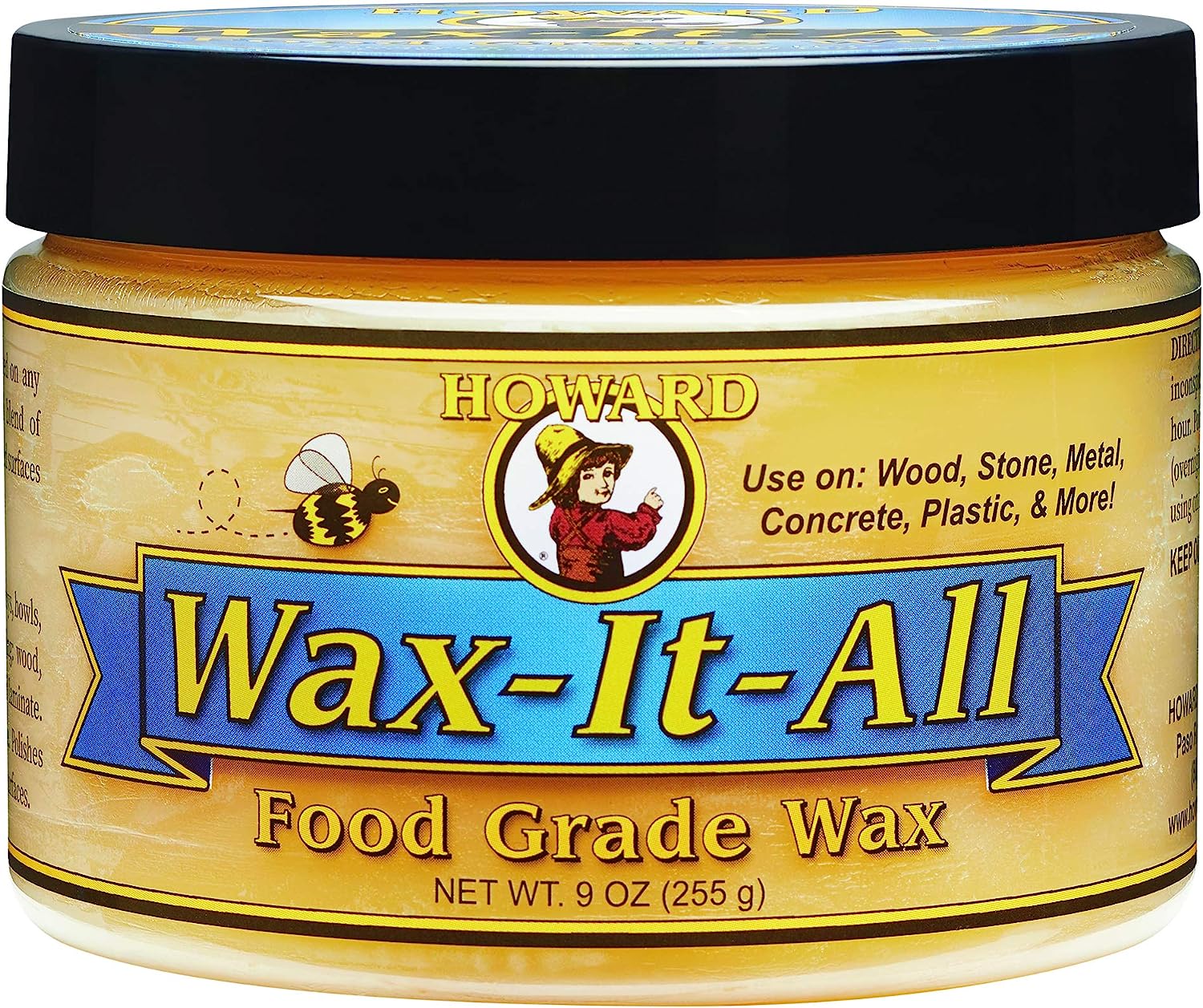 Howard Products WAX009 Food-Grade Wax, 9 Ounce (Pack [...]