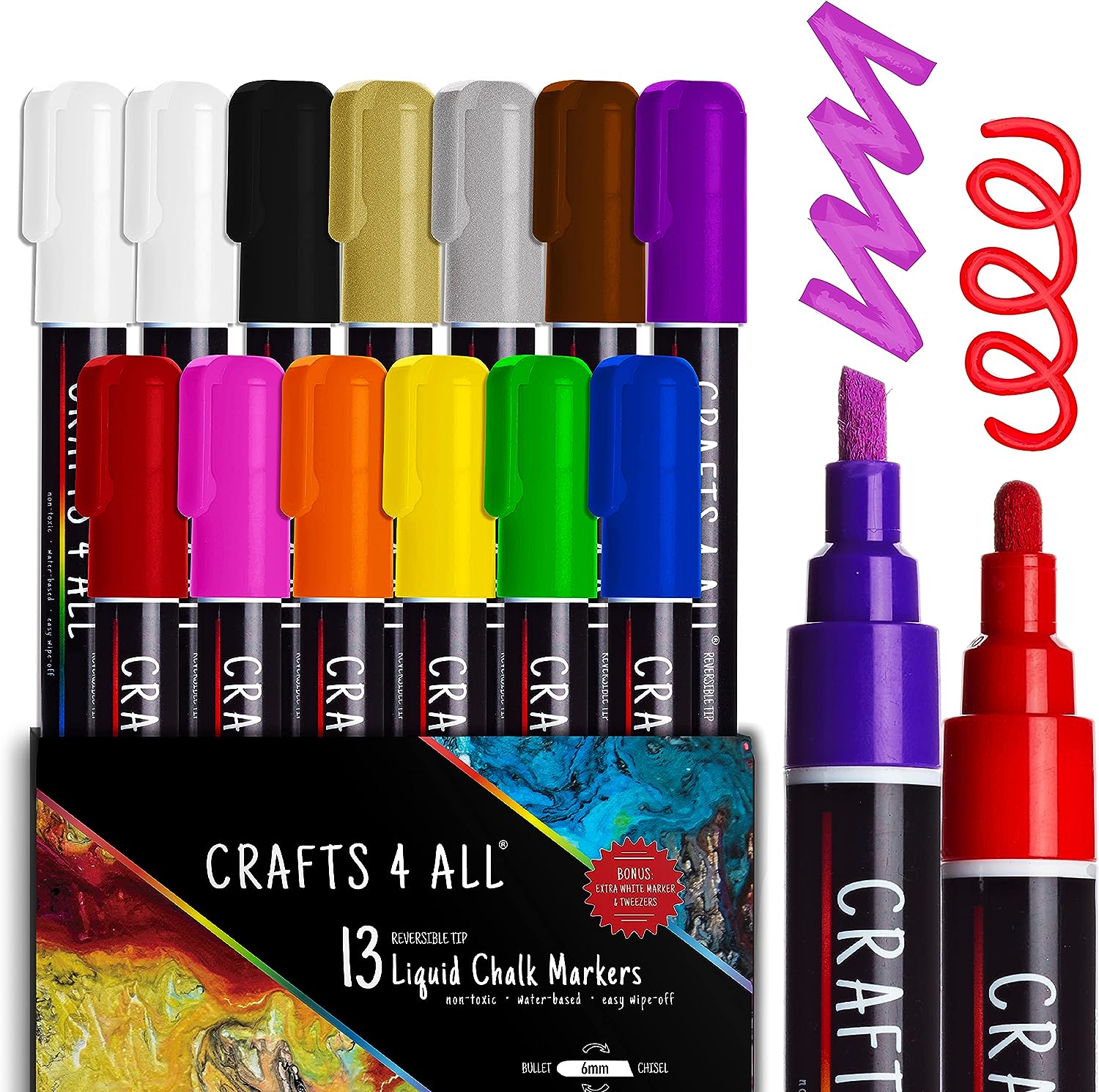 Crafts 4 All Liquid Chalk Markers For Blackboard [...]
