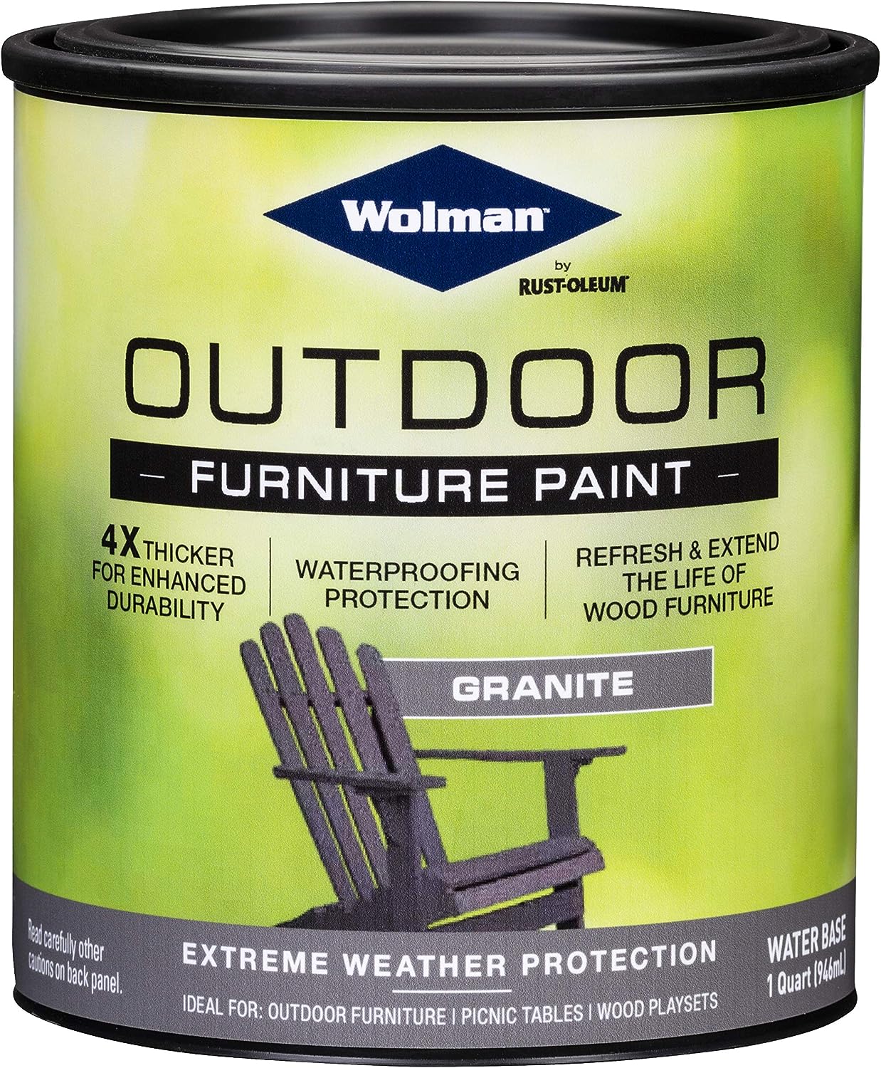 Wolman 360351 Outdoor Furniture Paint, 1 Quarts (Pack [...]