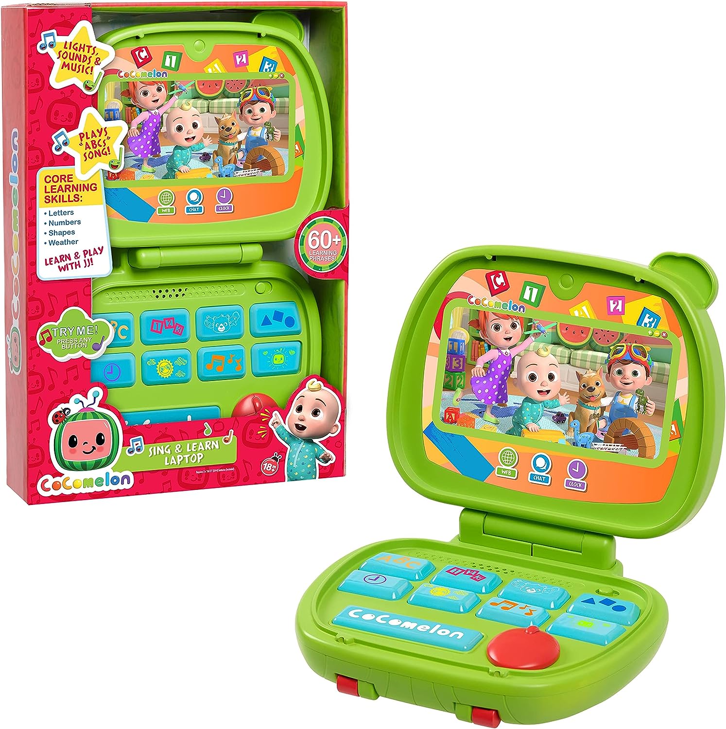 CoComelon Sing and Learn Laptop Toy for Kids, Lights, [...]