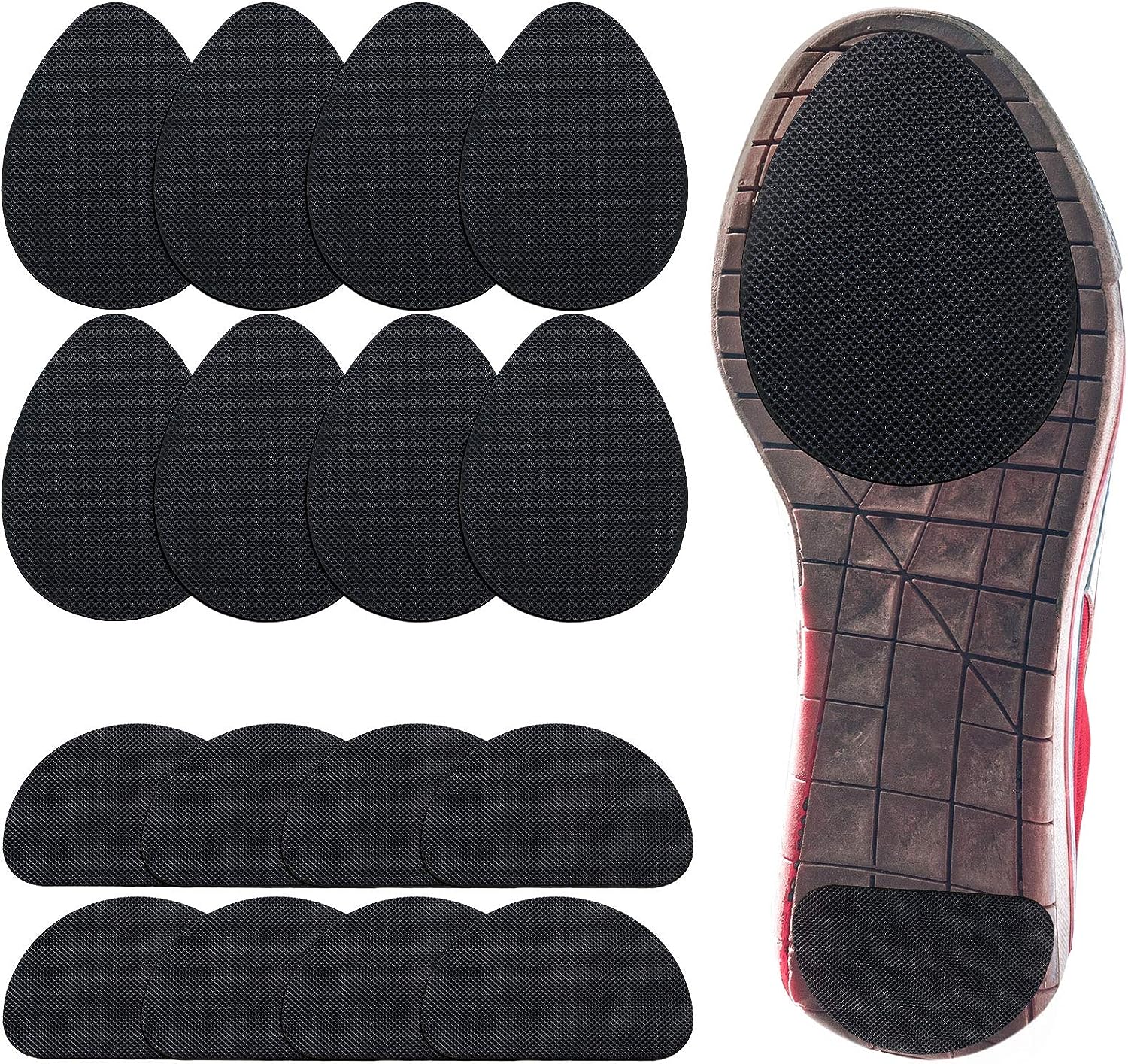 16 Pieces Non-Skid Shoe Pads Self-Adhesive Shoe Grips [...]