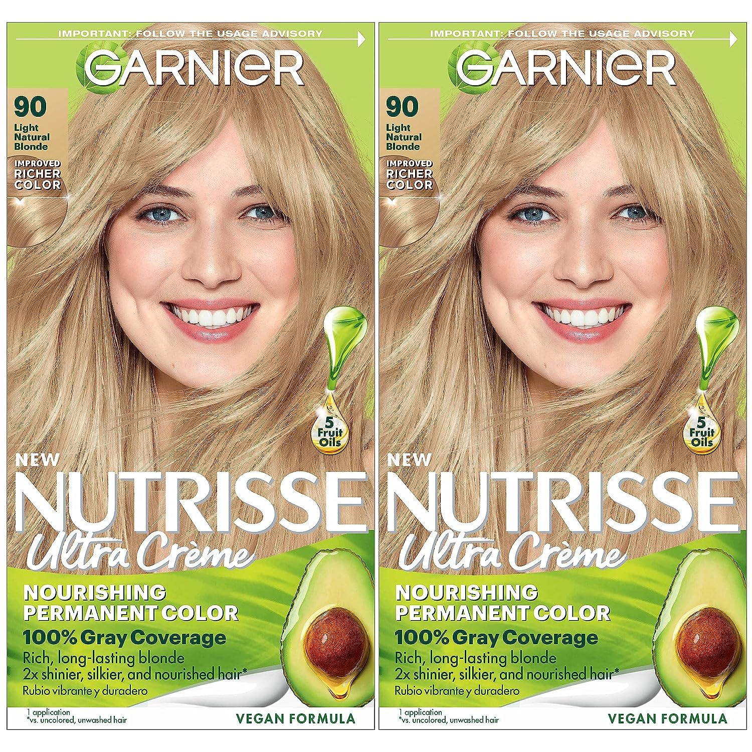 Garnier Hair Color Nutrisse Nourishing Creme, 90 Light [...]