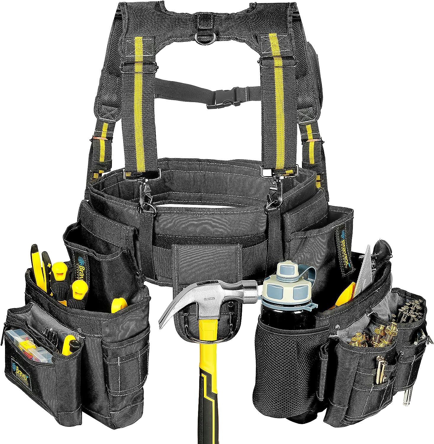 Bravex Tool Belt Suspenders - Tool Vest Pro Ultra 20 [...]
