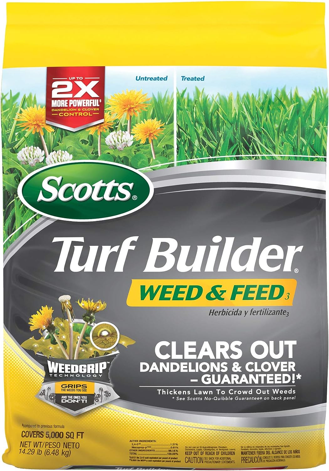 best grass fertilizer weed killer